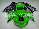 Kawasaki NINJA ZX6R 2005-2006 Injection ABS Fairing - Others - Black Green - MFS3783